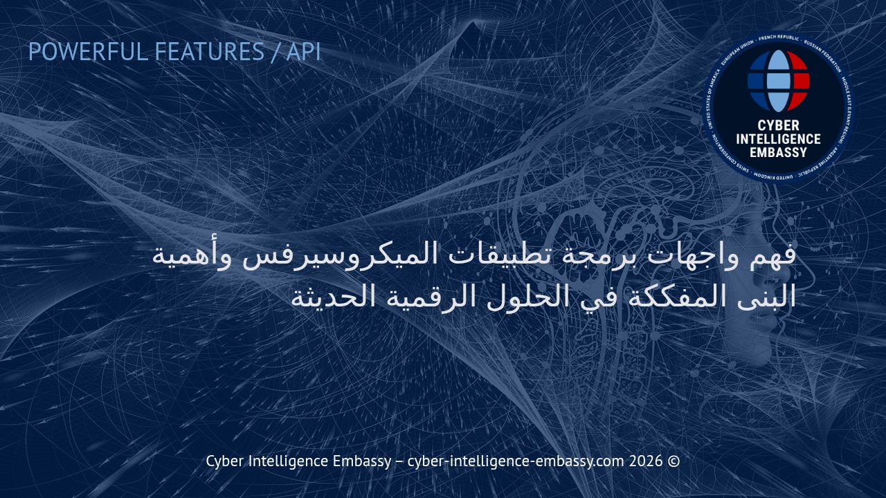 فهم واجهات برمجة تطبيقات الميكروسيرفس وأهمية البنى المفككة في الحلول الرقمية الحديثة