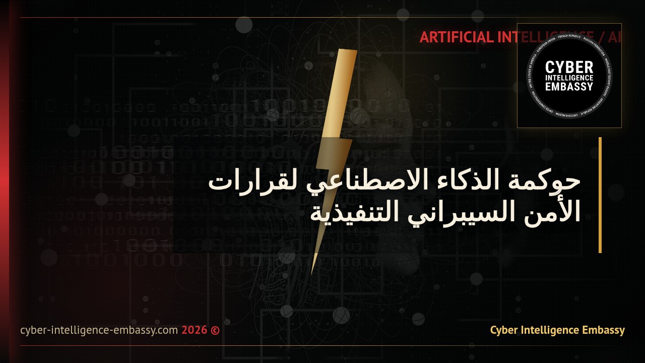 حوكمة الذكاء الاصطناعي لقرارات الأمن السيبراني التنفيذية