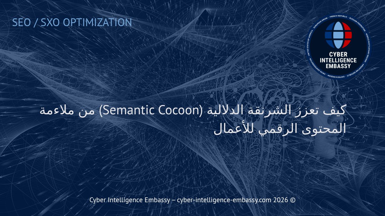 كيف تعزز الشرنقة الدلالية (Semantic Cocoon) من ملاءمة المحتوى الرقمي للأعمال