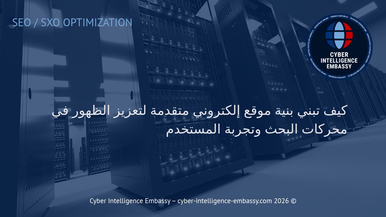 كيف تبني بنية موقع إلكتروني متقدمة لتعزيز الظهور في محركات البحث وتجربة المستخدم