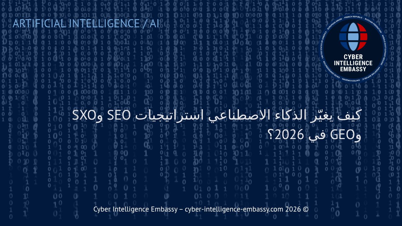 كيف يغيّر الذكاء الاصطناعي استراتيجيات SEO وSXO وGEO في 2026؟