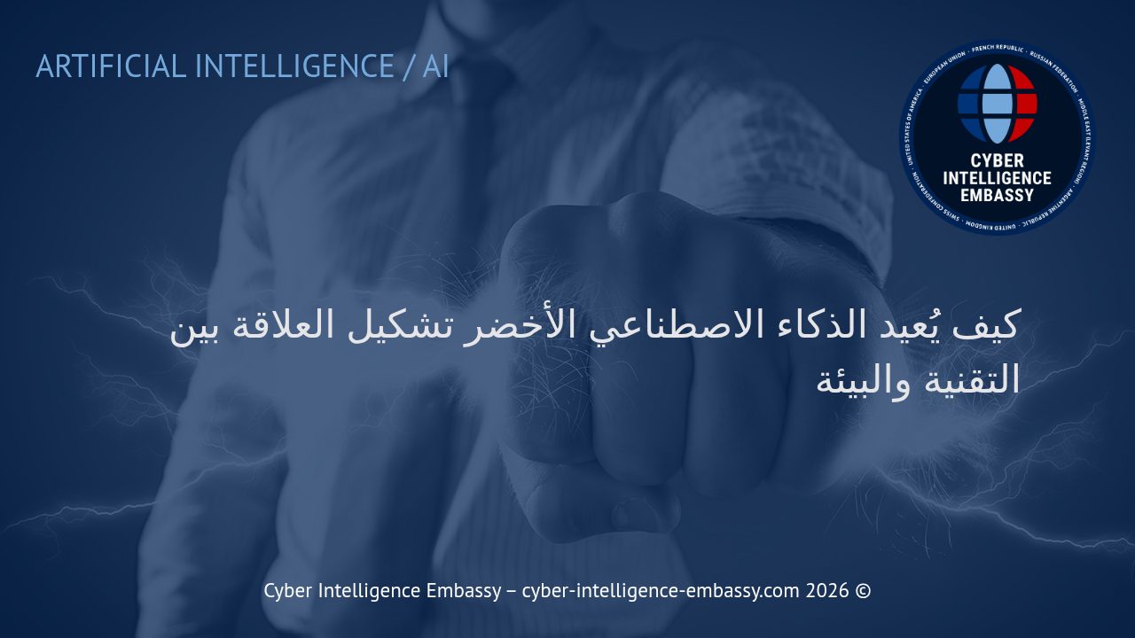 كيف يُعيد الذكاء الاصطناعي الأخضر تشكيل العلاقة بين التقنية والبيئة
