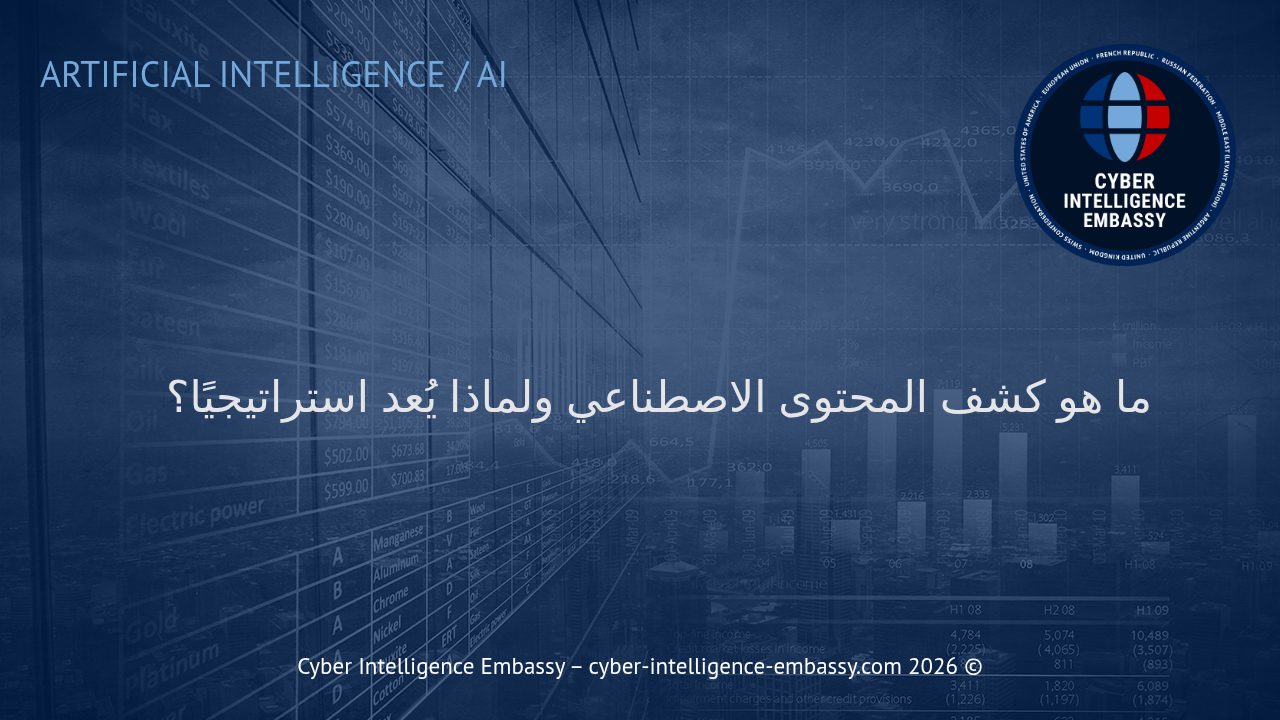 ما هو كشف المحتوى الاصطناعي ولماذا يُعد استراتيجيًا؟