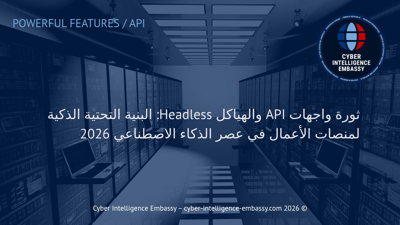 ثورة واجهات API والهياكل Headless: البنية التحتية الذكية لمنصات الأعمال في عصر الذكاء الاصطناعي 2026