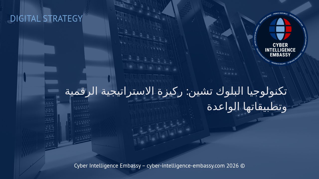 تكنولوجيا البلوك تشين: ركيزة الاستراتيجية الرقمية وتطبيقاتها الواعدة