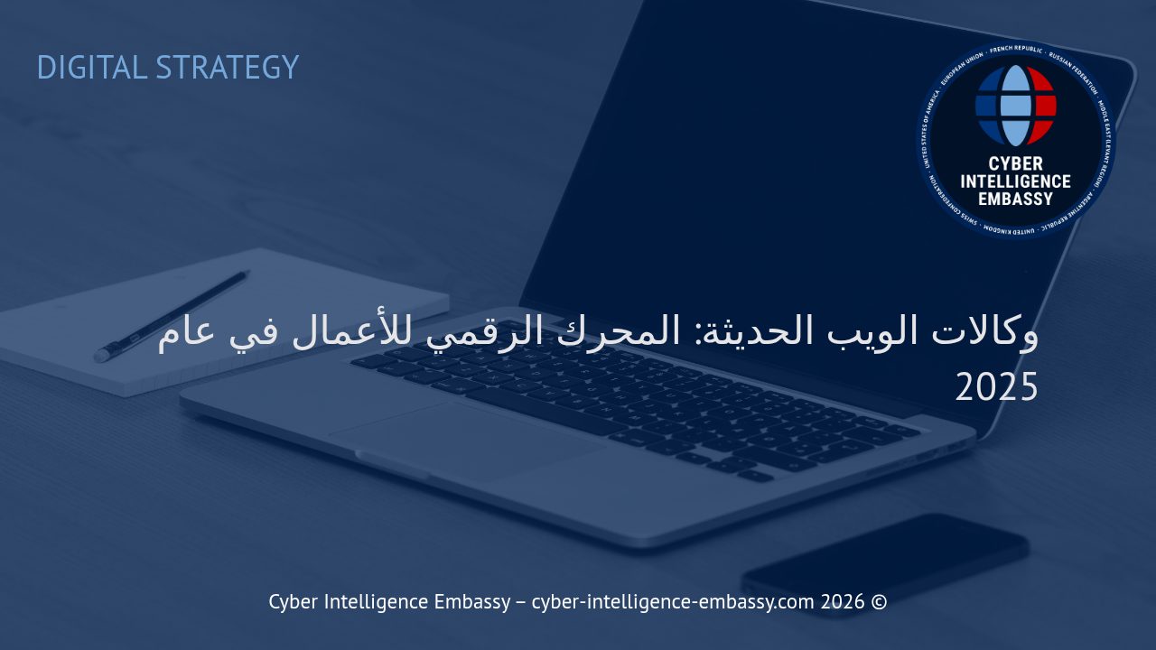 وكالات الويب الحديثة: المحرك الرقمي للأعمال في عام 2025