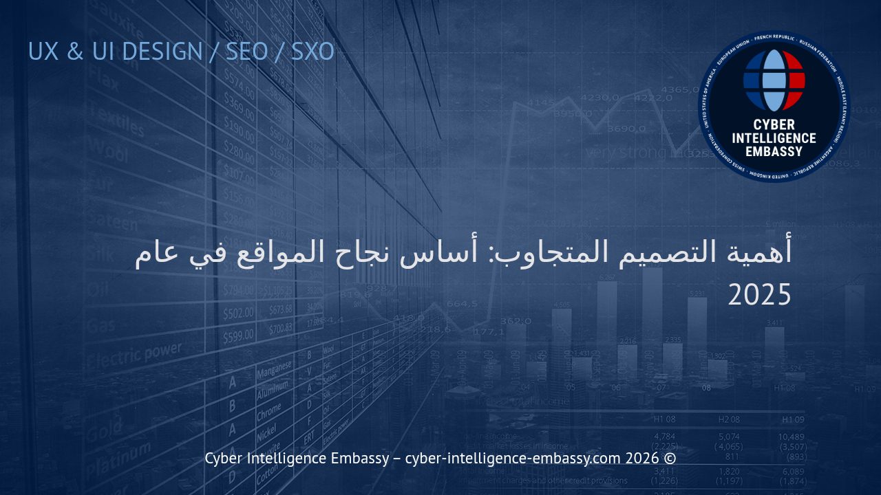 أهمية التصميم المتجاوب: أساس نجاح المواقع في عام 2025