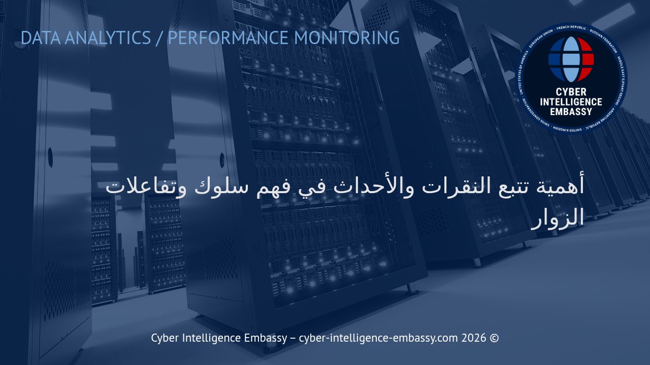 أهمية تتبع النقرات والأحداث في فهم سلوك وتفاعلات الزوار