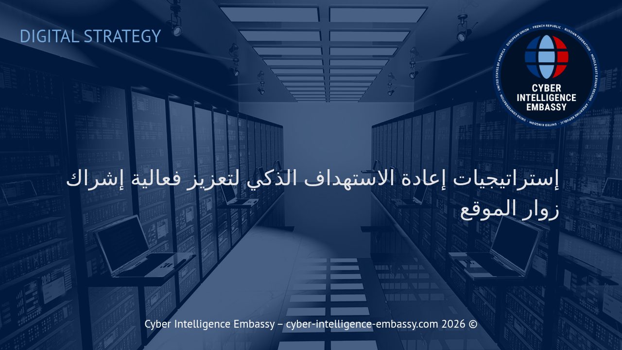 إستراتيجيات إعادة الاستهداف الذكي لتعزيز فعالية إشراك زوار الموقع