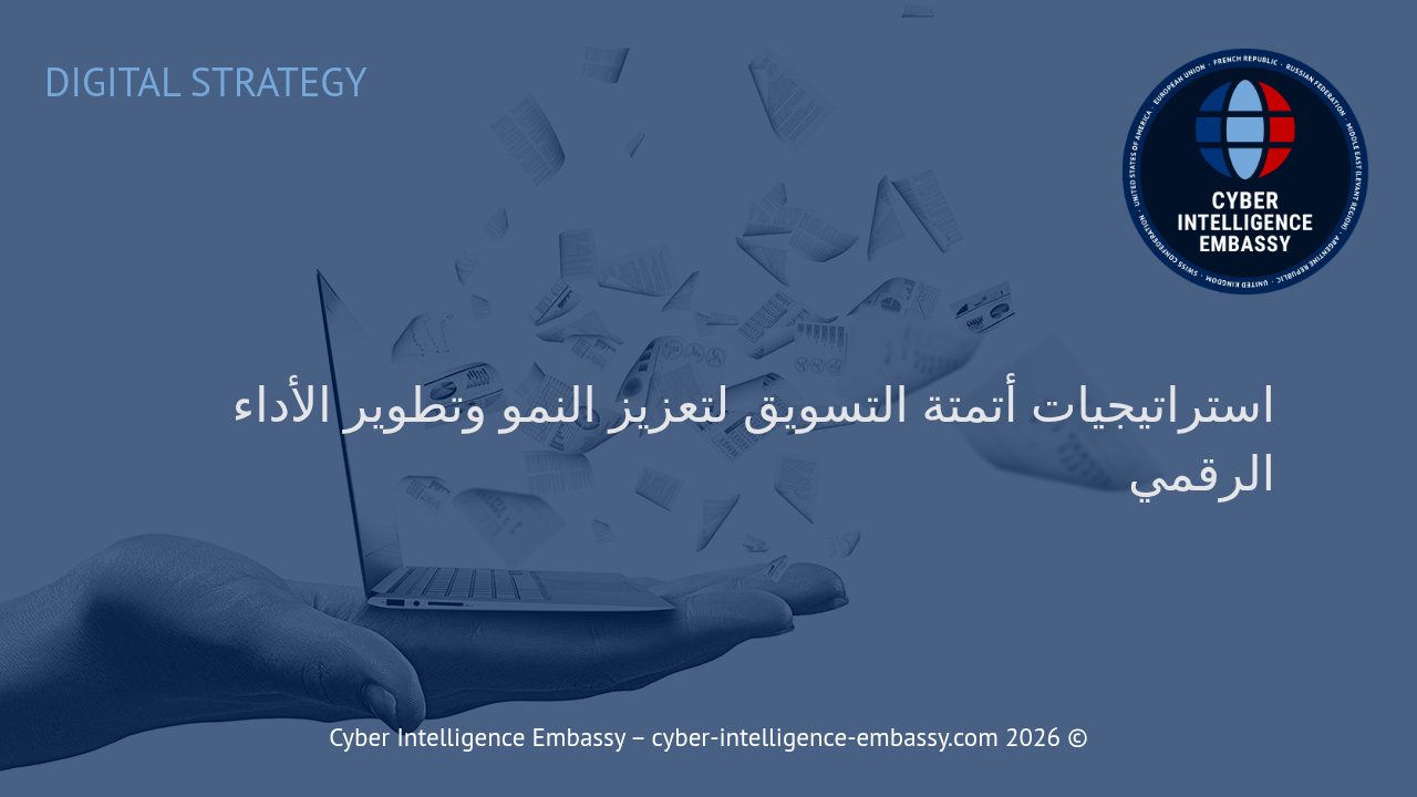 استراتيجيات أتمتة التسويق لتعزيز النمو وتطوير الأداء الرقمي