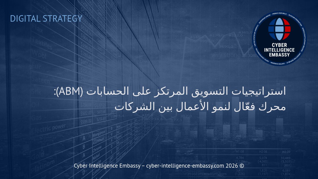استراتيجيات التسويق المرتكز على الحسابات (ABM): محرك فعّال لنمو الأعمال بين الشركات