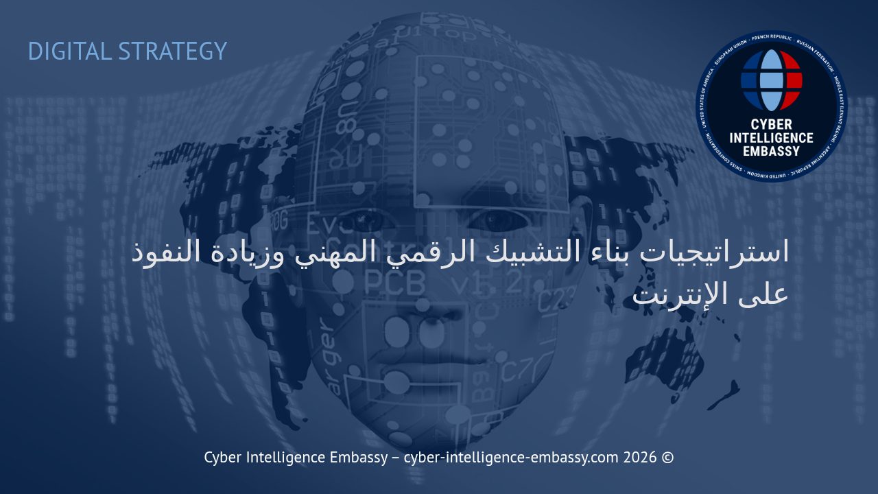 استراتيجيات بناء التشبيك الرقمي المهني وزيادة النفوذ على الإنترنت