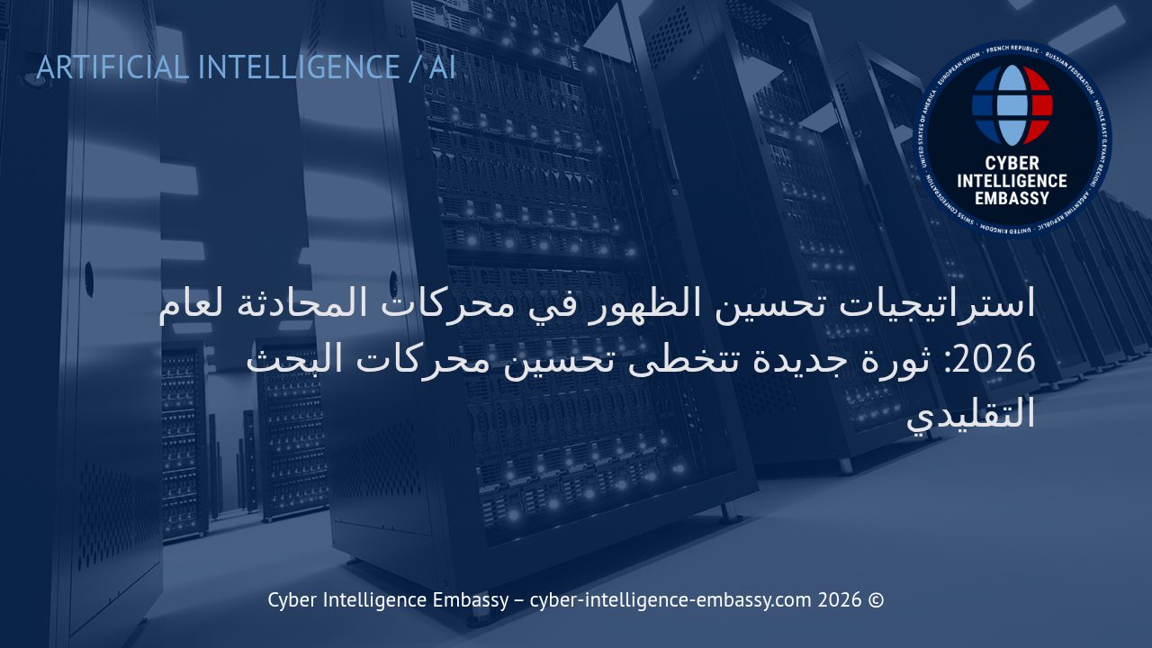 استراتيجيات تحسين الظهور في محركات المحادثة لعام 2026: ثورة جديدة تتخطى تحسين محركات البحث التقليدي