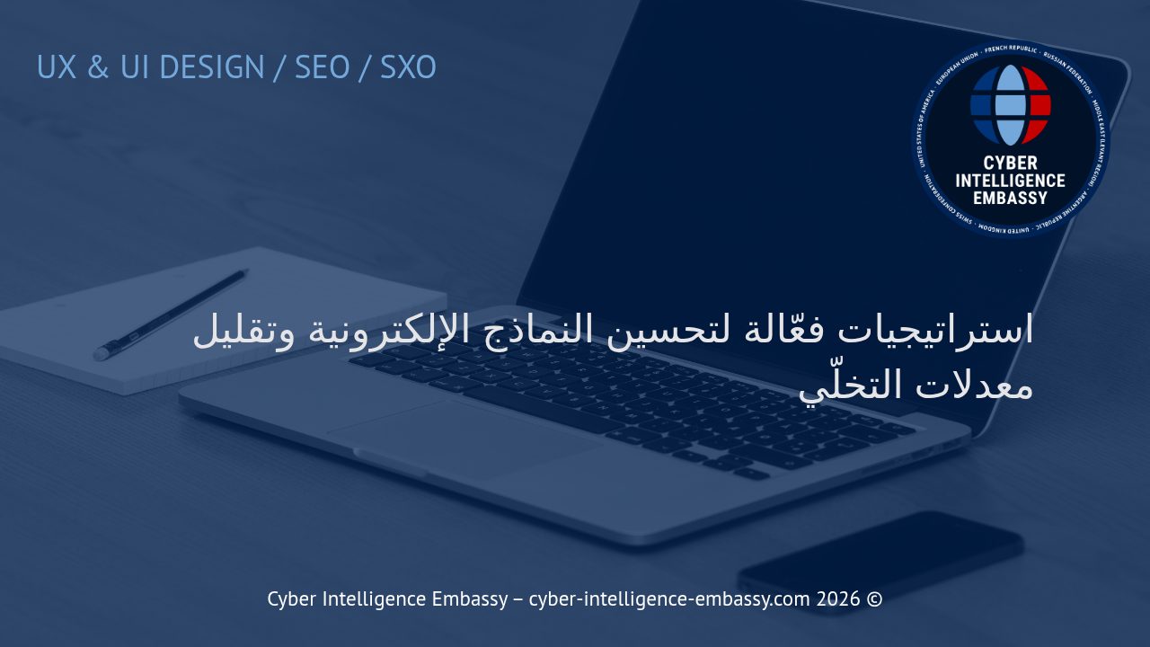 استراتيجيات فعّالة لتحسين النماذج الإلكترونية وتقليل معدلات التخلّي