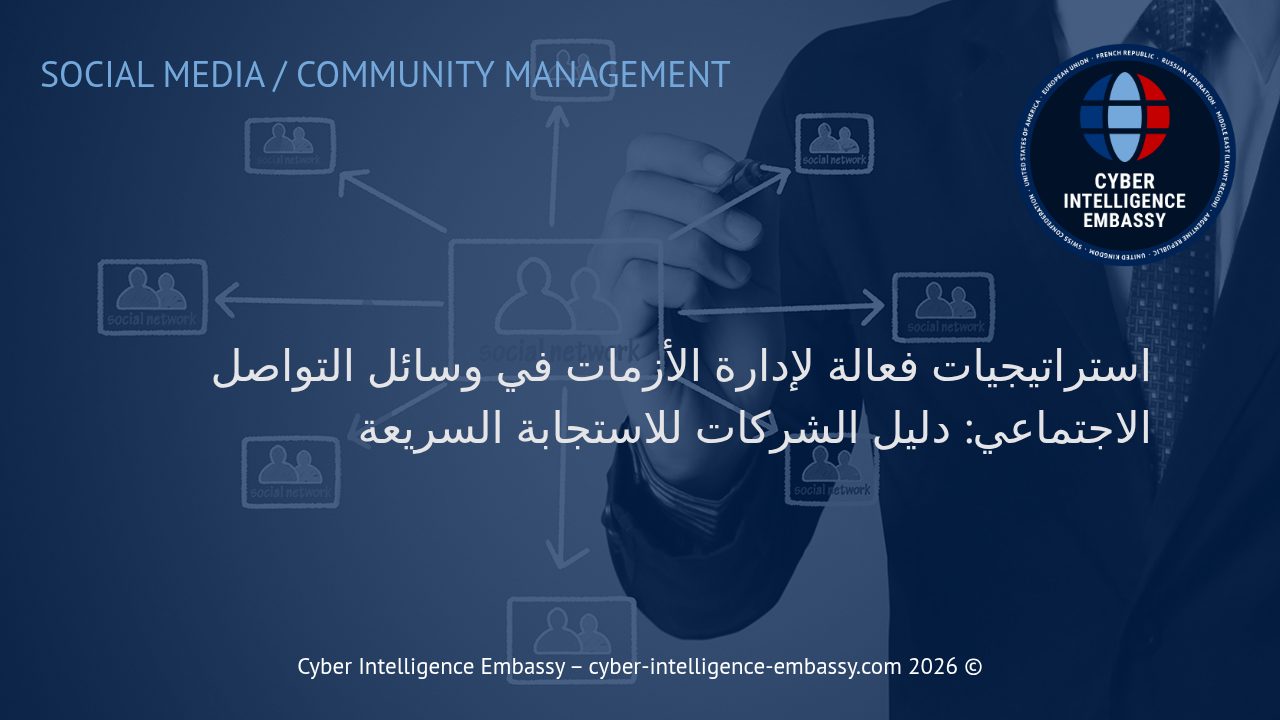 استراتيجيات فعالة لإدارة الأزمات في وسائل التواصل الاجتماعي: دليل الشركات للاستجابة السريعة