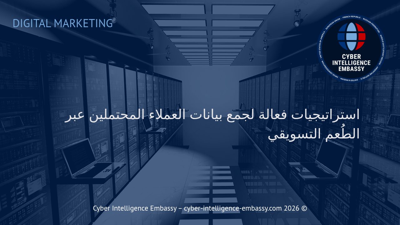 استراتيجيات فعالة لجمع بيانات العملاء المحتملين عبر الطُعم التسويقي