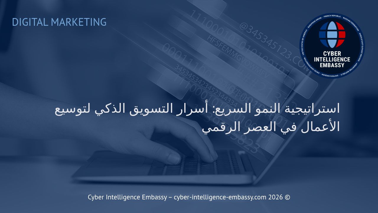 استراتيجية النمو السريع: أسرار التسويق الذكي لتوسيع الأعمال في العصر الرقمي