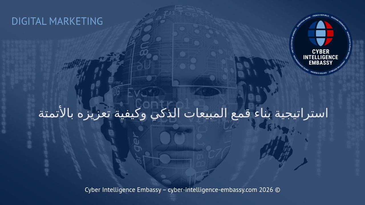 استراتيجية بناء قمع المبيعات الذكي وكيفية تعزيزه بالأتمتة