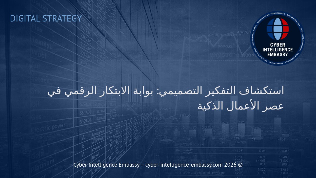 استكشاف التفكير التصميمي: بوابة الابتكار الرقمي في عصر الأعمال الذكية