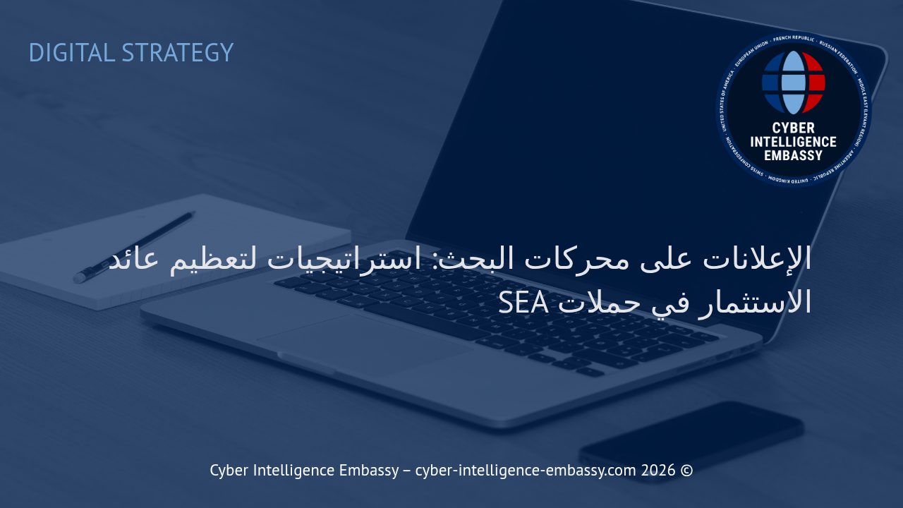 الإعلانات على محركات البحث: استراتيجيات لتعظيم عائد الاستثمار في حملات SEA