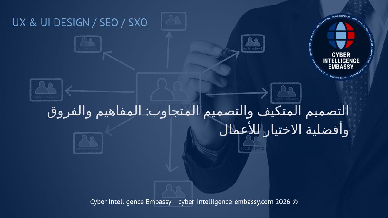 التصميم المتكيف والتصميم المتجاوب: المفاهيم والفروق وأفضلية الاختيار للأعمال