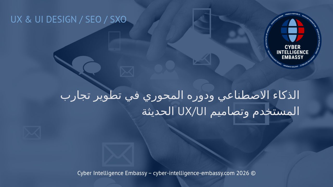 الذكاء الاصطناعي ودوره المحوري في تطوير تجارب المستخدم وتصاميم UX/UI الحديثة