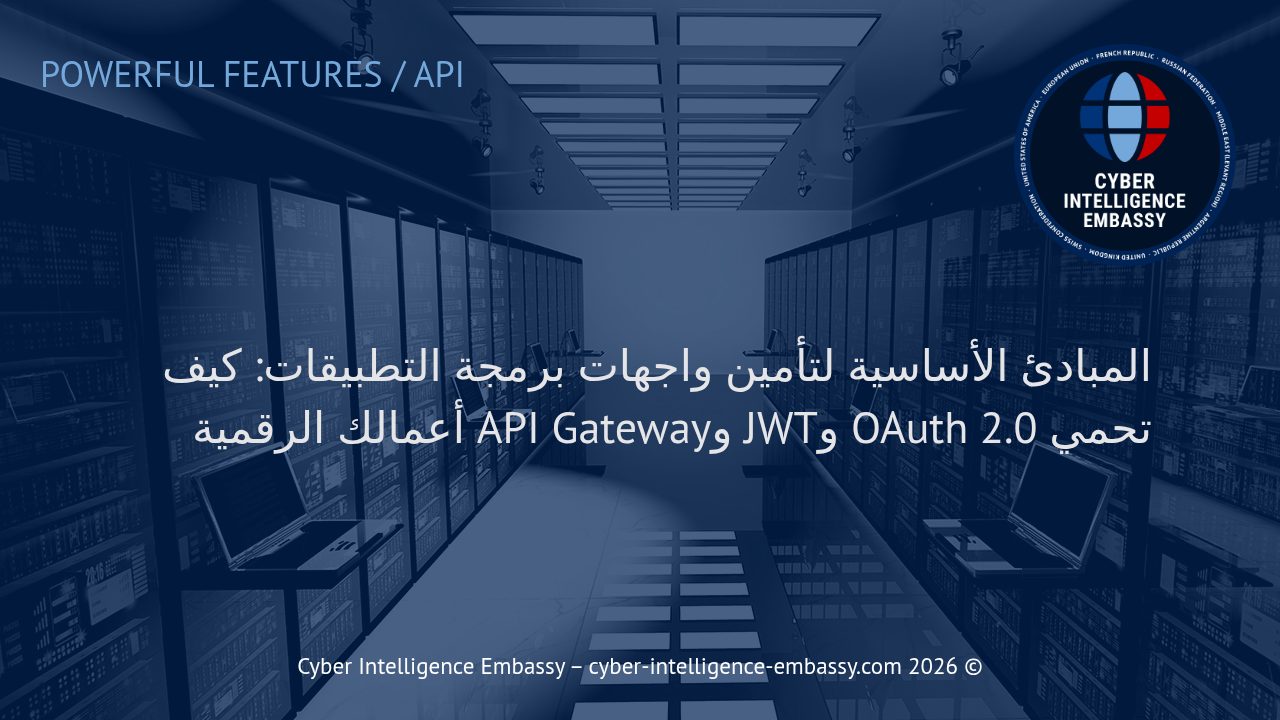 المبادئ الأساسية لتأمين واجهات برمجة التطبيقات: كيف تحمي OAuth 2.0 وJWT وAPI Gateway أعمالك الرقمية