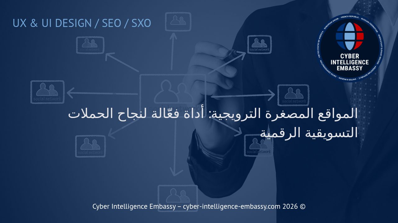 المواقع المصغرة الترويجية: أداة فعّالة لنجاح الحملات التسويقية الرقمية