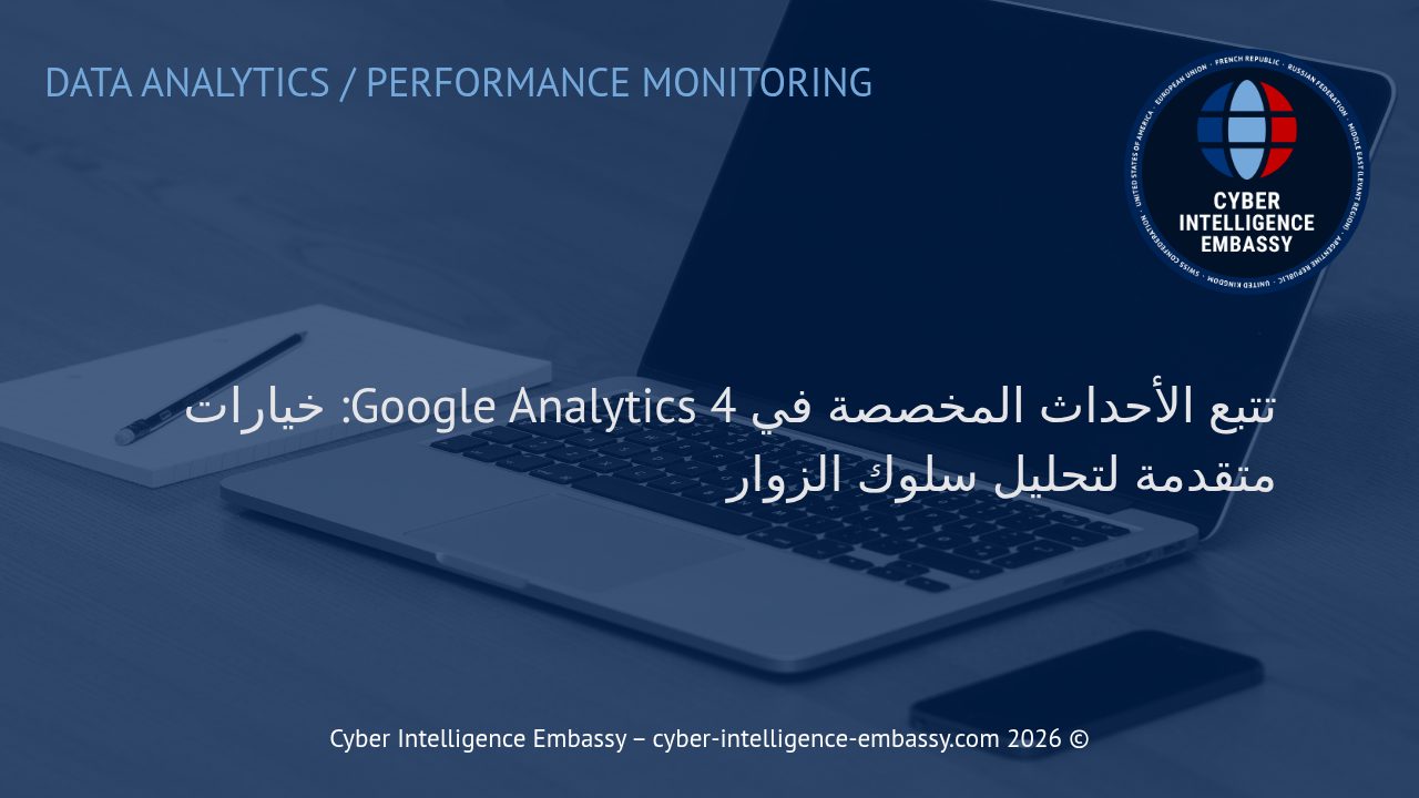 تتبع الأحداث المخصصة في Google Analytics 4: خيارات متقدمة لتحليل سلوك الزوار