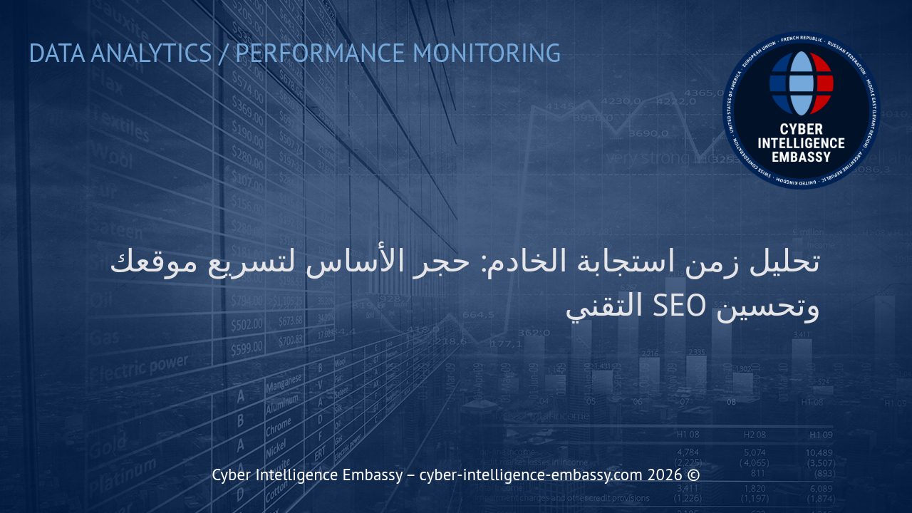تحليل زمن استجابة الخادم: حجر الأساس لتسريع موقعك وتحسين SEO التقني