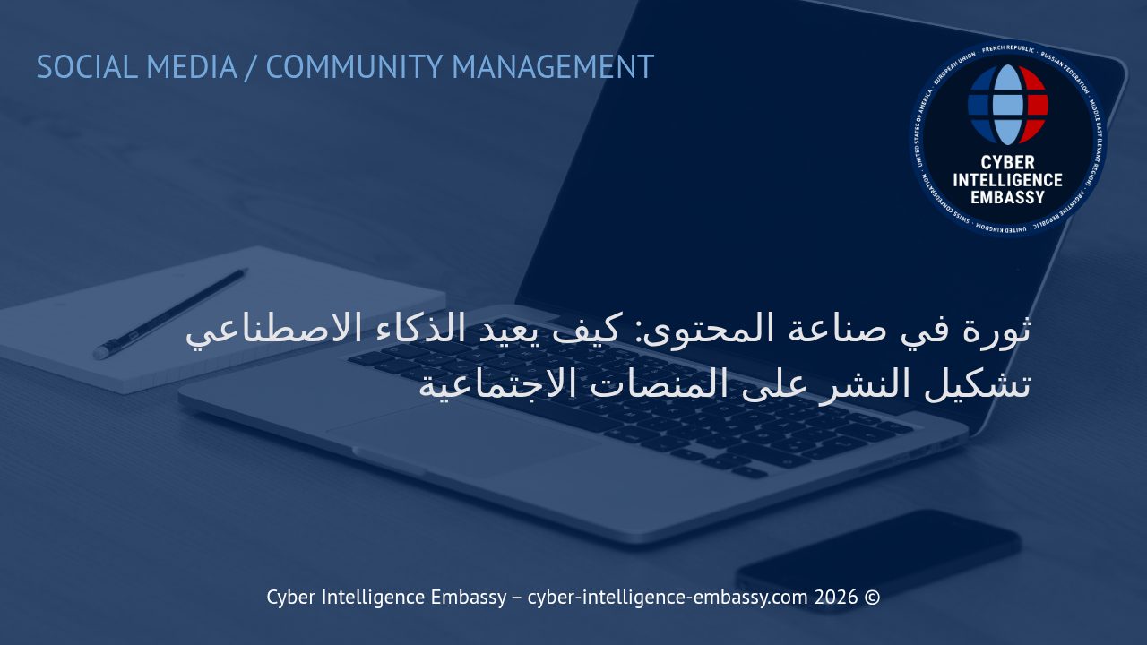 ثورة في صناعة المحتوى: كيف يعيد الذكاء الاصطناعي تشكيل النشر على المنصات الاجتماعية