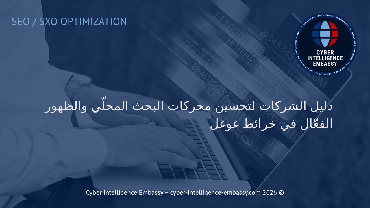 دليل الشركات لتحسين محركات البحث المحلّي والظهور الفعّال في خرائط غوغل