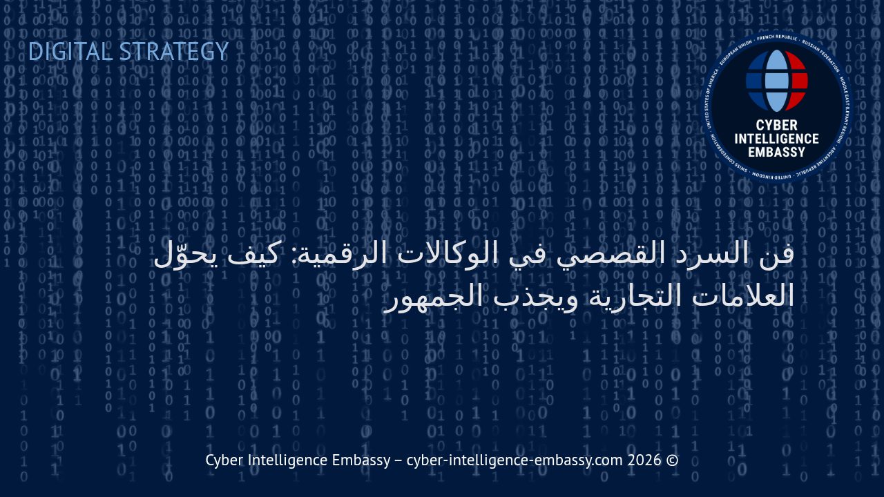 فن السرد القصصي في الوكالات الرقمية: كيف يحوّل العلامات التجارية ويجذب الجمهور