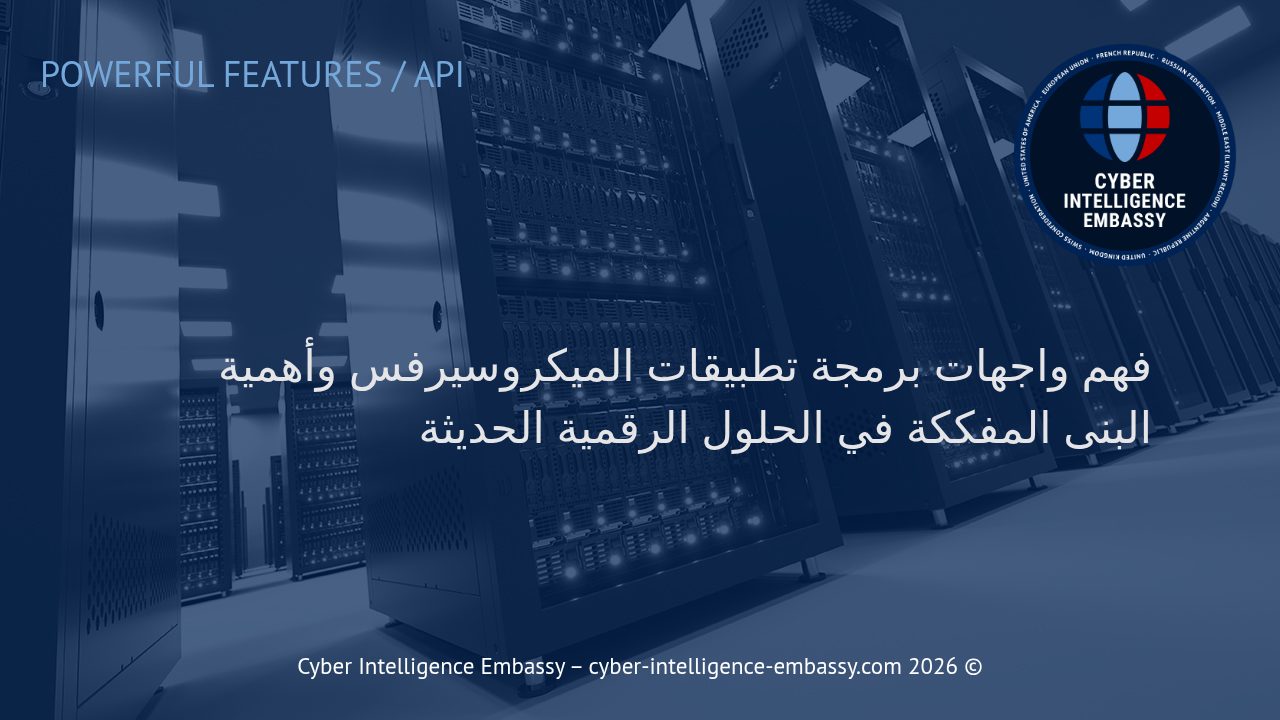 فهم واجهات برمجة تطبيقات الميكروسيرفس وأهمية البنى المفككة في الحلول الرقمية الحديثة