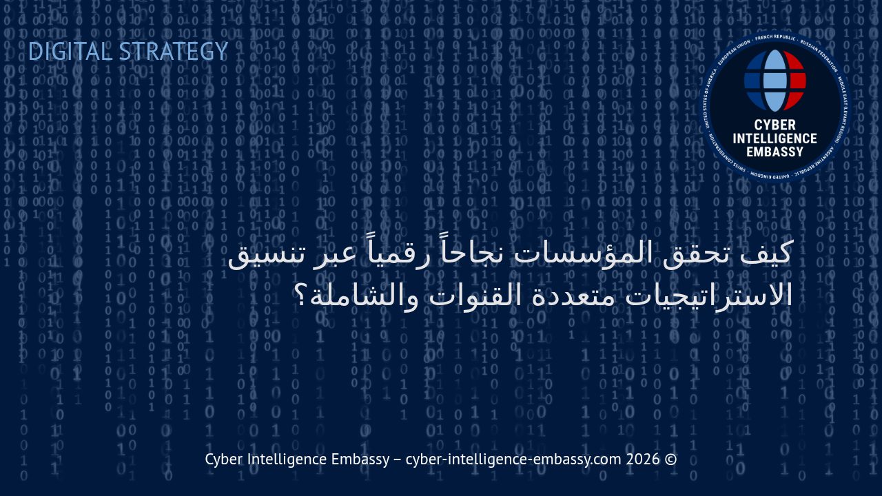 كيف تحقق المؤسسات نجاحاً رقمياً عبر تنسيق الاستراتيجيات متعددة القنوات والشاملة؟