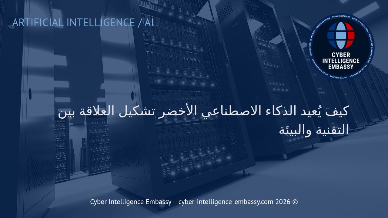 كيف يُعيد الذكاء الاصطناعي الأخضر تشكيل العلاقة بين التقنية والبيئة