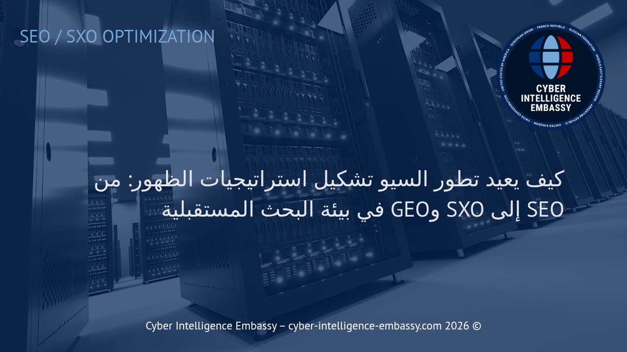 كيف يعيد تطور السيو تشكيل استراتيجيات الظهور: من SEO إلى SXO وGEO في بيئة البحث المستقبلية