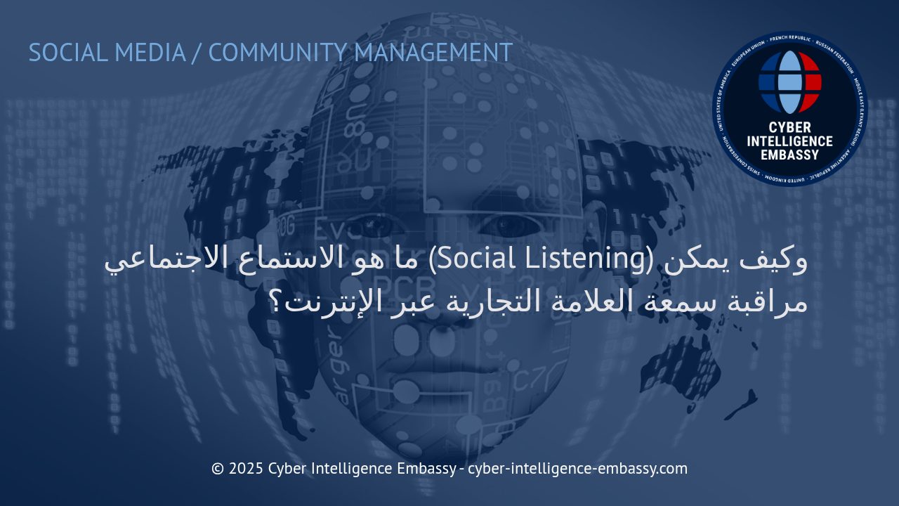 الاستماع الاجتماعي كأداة استراتيجية لحماية سمعة العلامة التجارية