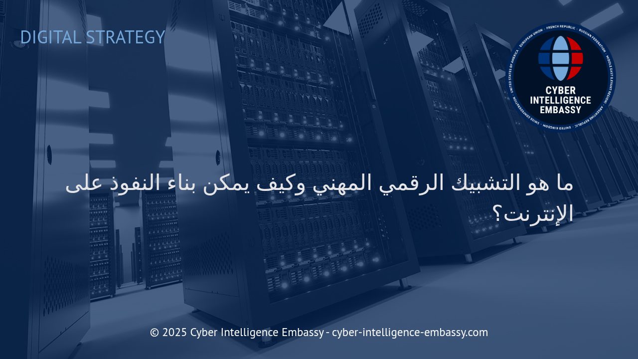 استراتيجيات بناء التشبيك الرقمي المهني وزيادة النفوذ على الإنترنت