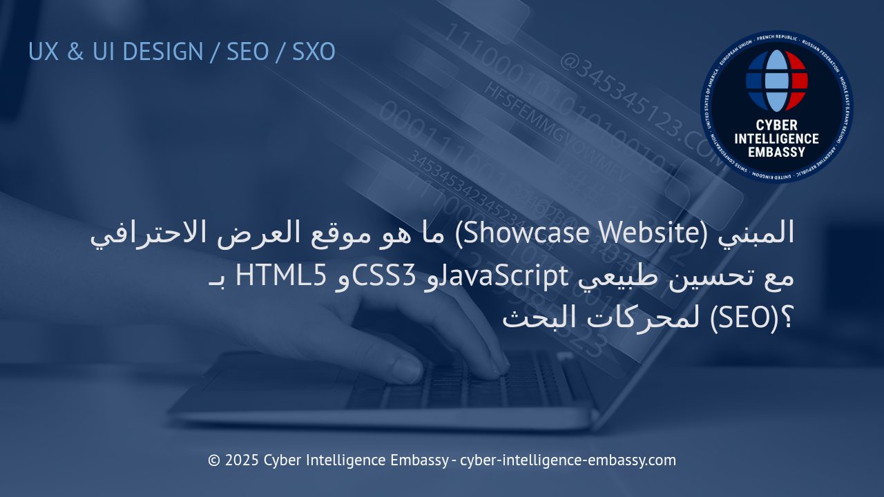 كيفية بناء موقع عرض احترافي باستخدام HTML5 و CSS3 و JavaScript مع تحسين SEO طبيعي