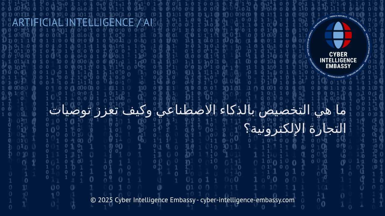 التخصيص الذكي في التجارة الإلكترونية: كيف يعيد الذكاء الاصطناعي تشكيل تجربة التسوق الرقمي؟