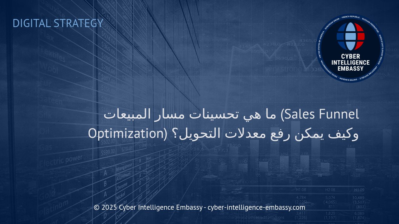 استراتيجيات فعّالة لتحسين مسار المبيعات وزيادة معدلات التحويل