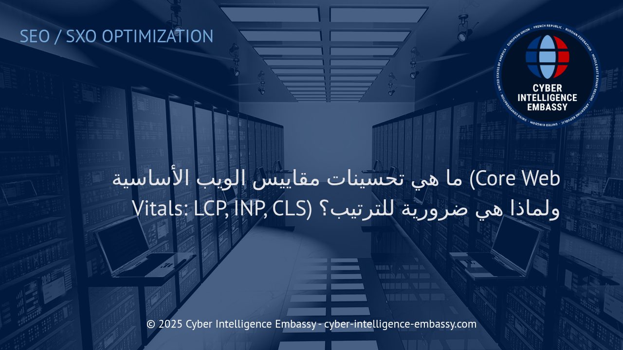 أهمية تحسين مقاييس الويب الأساسية (Core Web Vitals) لتعزيز ترتيب موقعك الإلكتروني