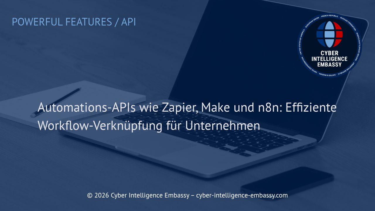 Automations-APIs wie Zapier, Make und n8n: Effiziente Workflow-Verknüpfung für Unternehmen