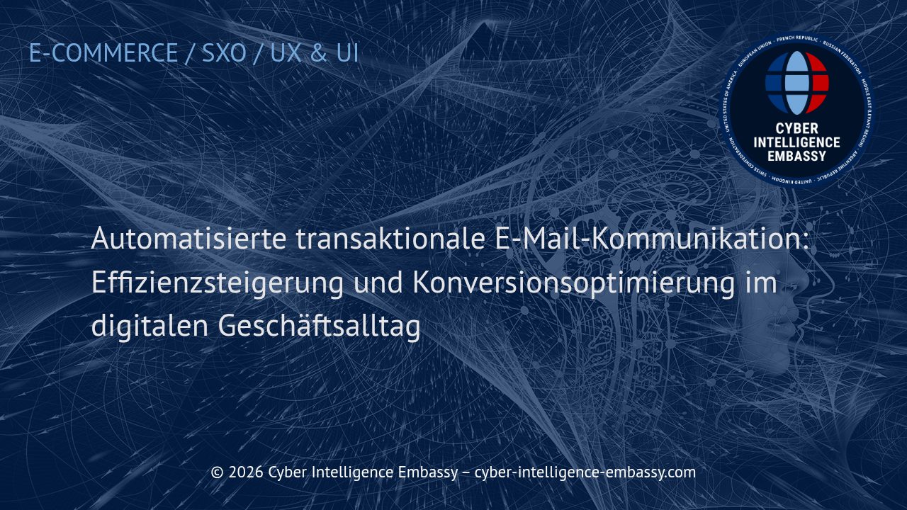 Automatisierte transaktionale E-Mail-Kommunikation: Effizienzsteigerung und Konversionsoptimierung im digitalen Geschäftsalltag