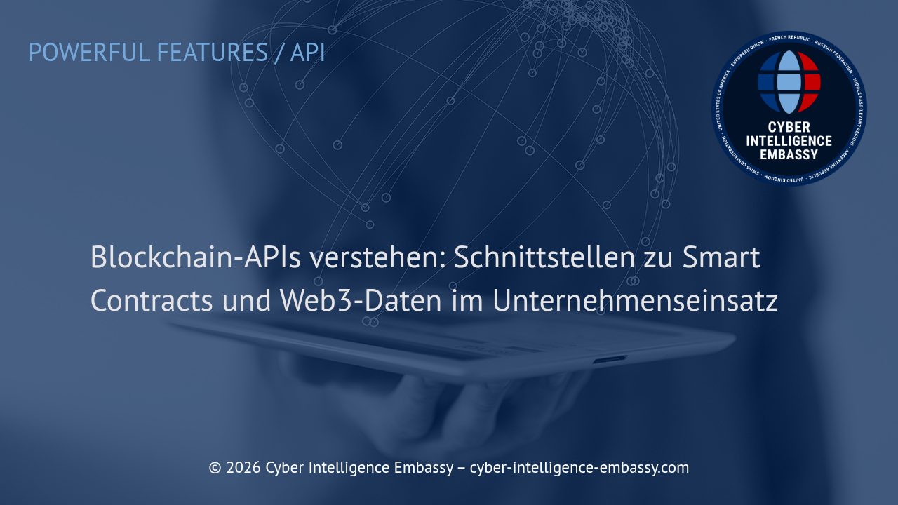 Blockchain-APIs verstehen: Schnittstellen zu Smart Contracts und Web3-Daten im Unternehmenseinsatz