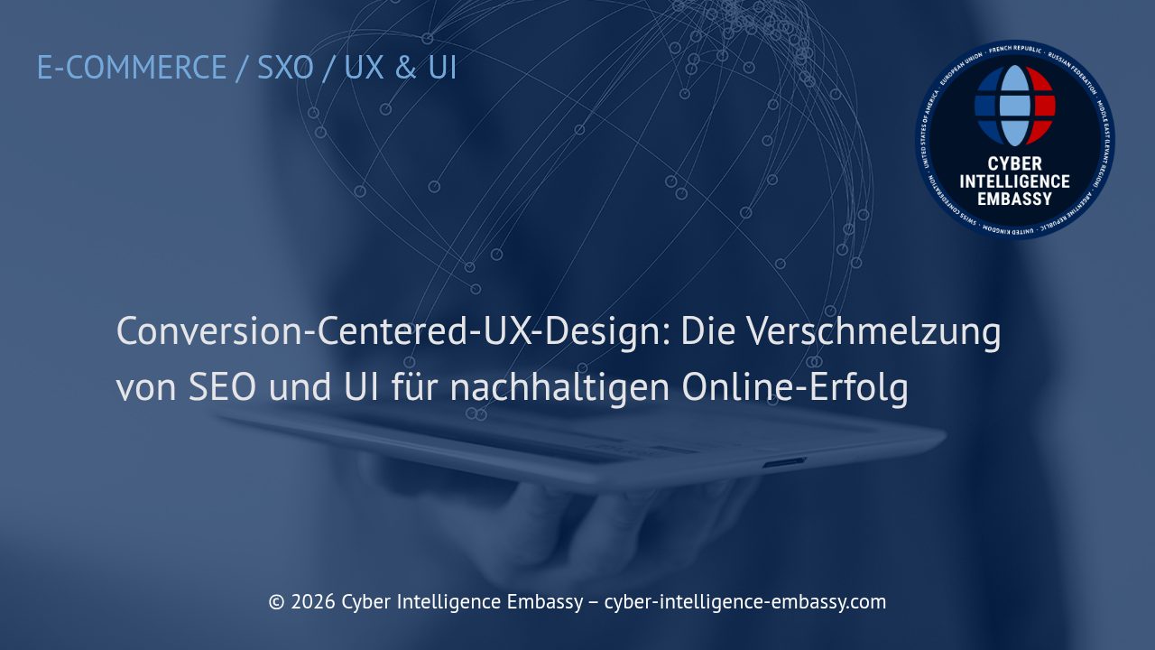 Conversion-Centered-UX-Design: Die Verschmelzung von SEO und UI für nachhaltigen Online-Erfolg