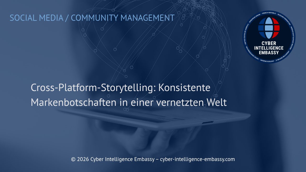 Cross-Platform-Storytelling: Konsistente Markenbotschaften in einer vernetzten Welt
