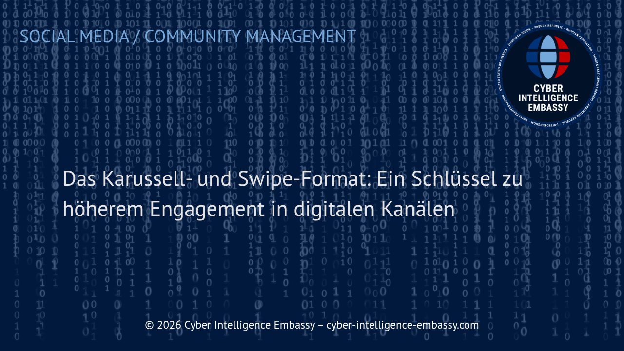 Das Karussell- und Swipe-Format: Ein Schlüssel zu höherem Engagement in digitalen Kanälen