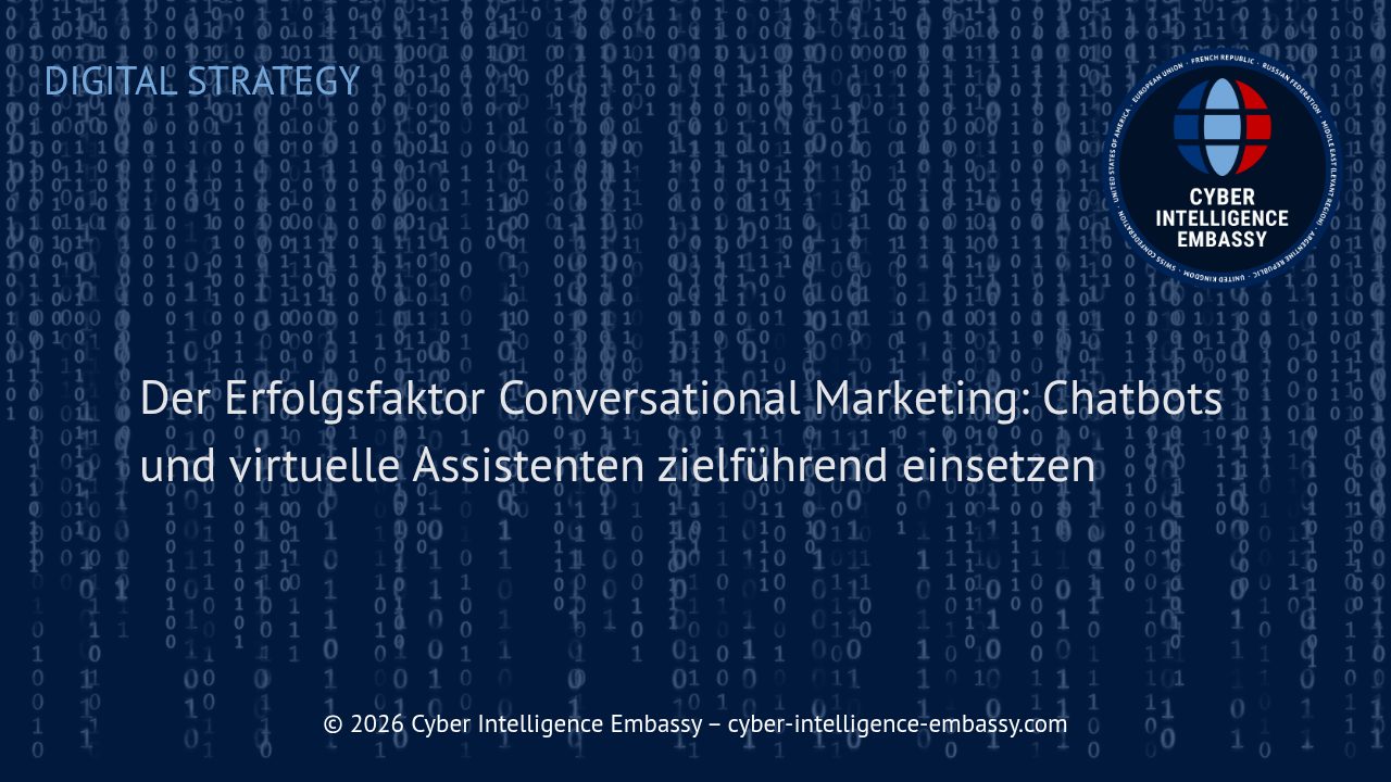 Der Erfolgsfaktor Conversational Marketing: Chatbots und virtuelle Assistenten zielführend einsetzen